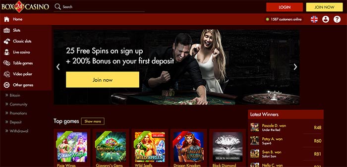 Box 24 Online Casino