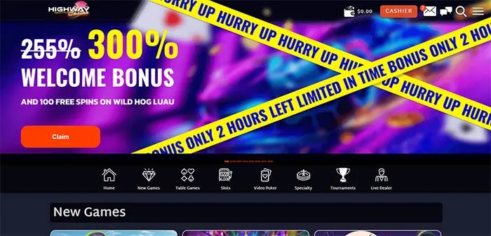 Highway Online Casino AUD