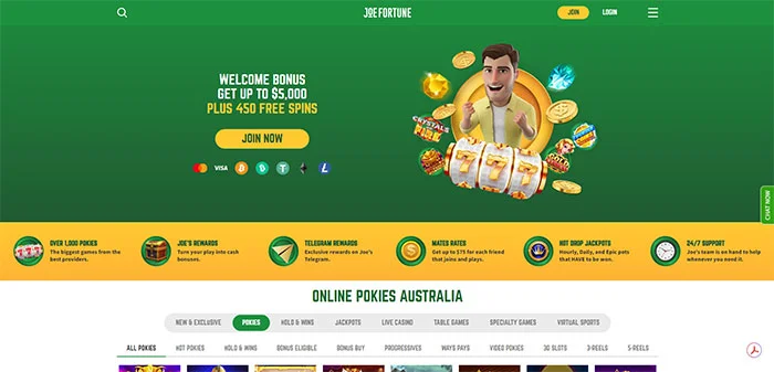 Joe Fortune Online Casino