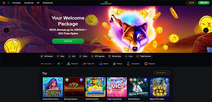Katsubet Online Casino AUD