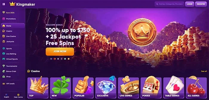 Kingmaker Online Casino