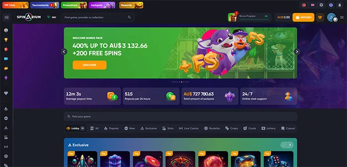 Spinarium Online Casino